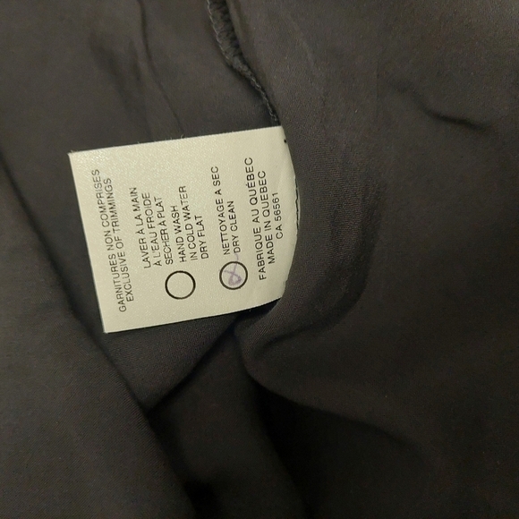 PINK MUCHACHA A-Line Black Skirt with Crane Print made in Quebec Canada - Picture 6 of 6